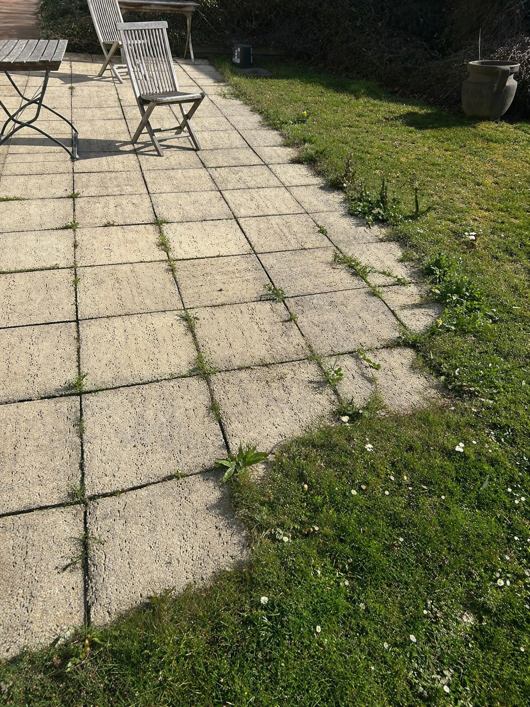 Terrasse vorher